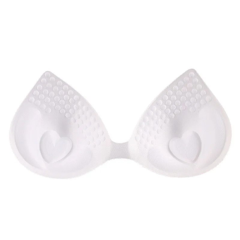 Almohadillas de esponja triangular para traje de baño, relleno de espuma extraíble Sexy, Push-Up, almohadillas de Sujetador deportivo para ropa interior, Bikini