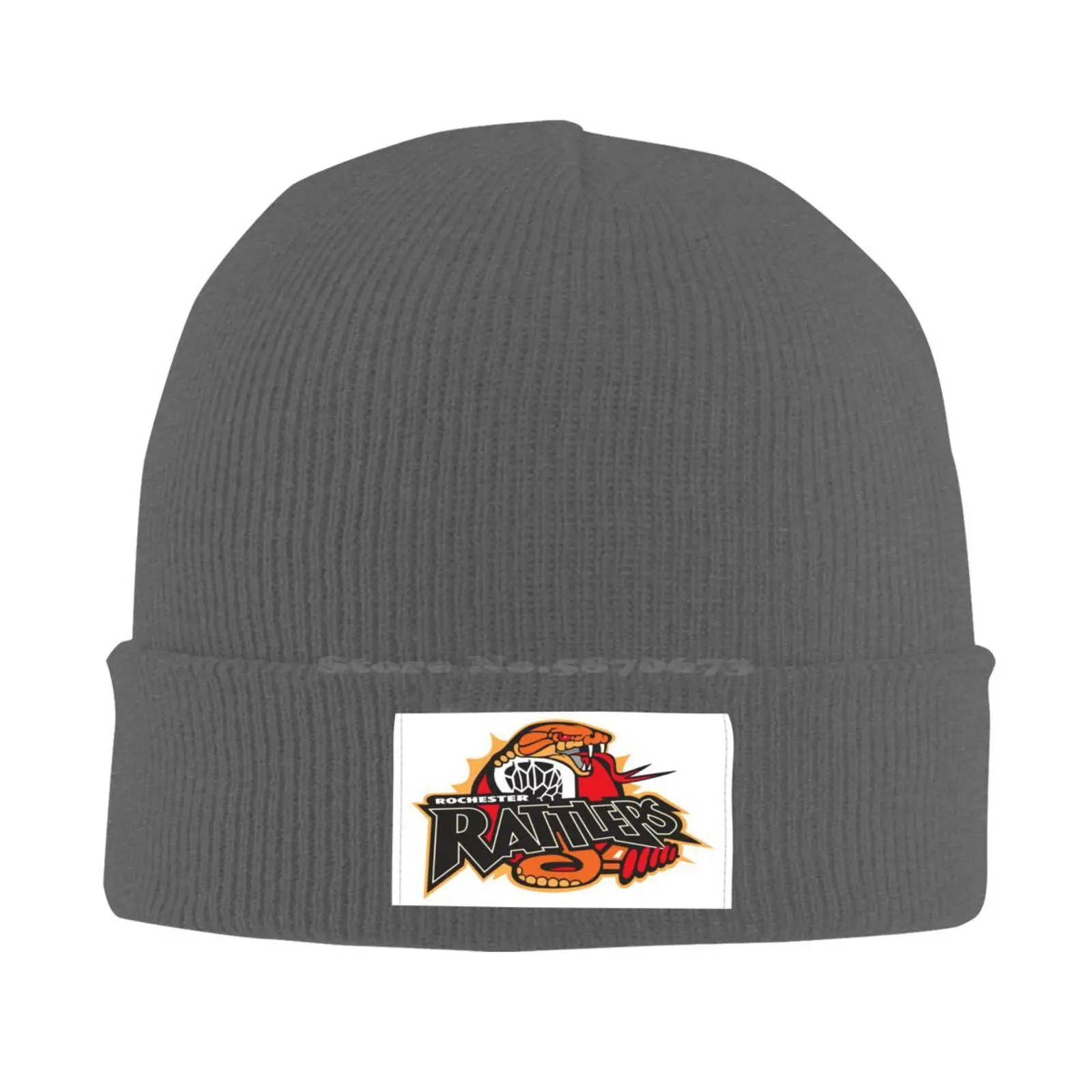 Rochester Rattlers Logo Print Graphic Casual cap Baseball cap Knitted hat