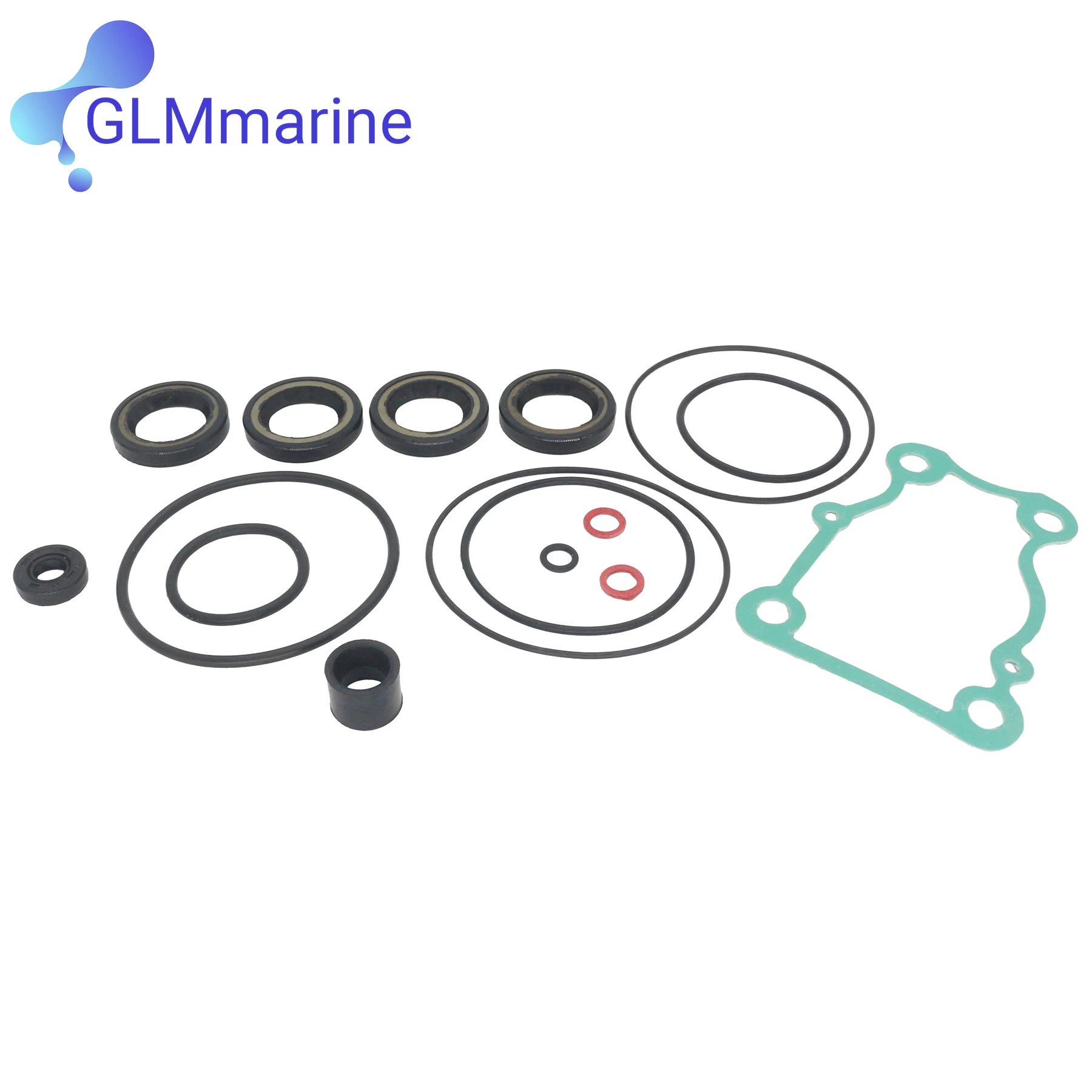 Kit de vedação da unidade inferior 6BL-W0001-21 compatível com motor de popa Yamaha T25 F40 F60 25 40 60 HP 69W-W0001-20 87813