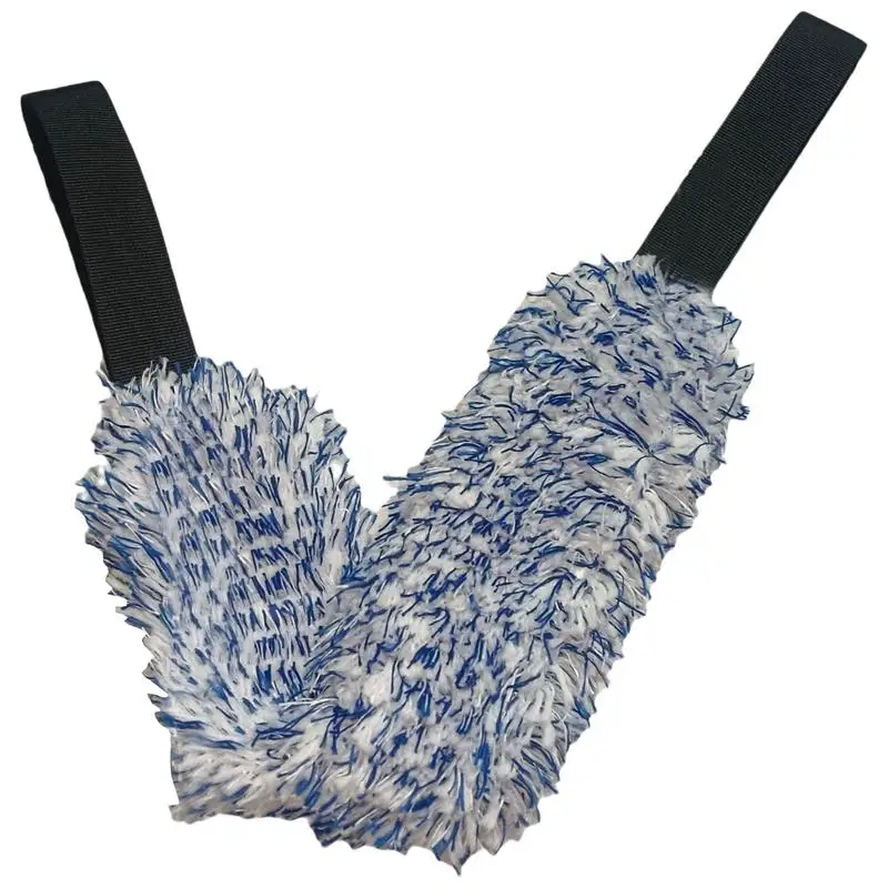 

Автомобильная щетка для мытья колес, автомобильное двустороннее длинное полотенце для чистки ремня, микрофибра, коралловый плюшевый колесный ремень, полотенце для деталей ступицы