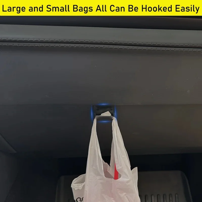 Glove Box Hook for Tesla Model 3 Y Juniper 2025‑2026, Glovebox Bag Hanger Clip Organizer Tesla Interior Accessories image 5