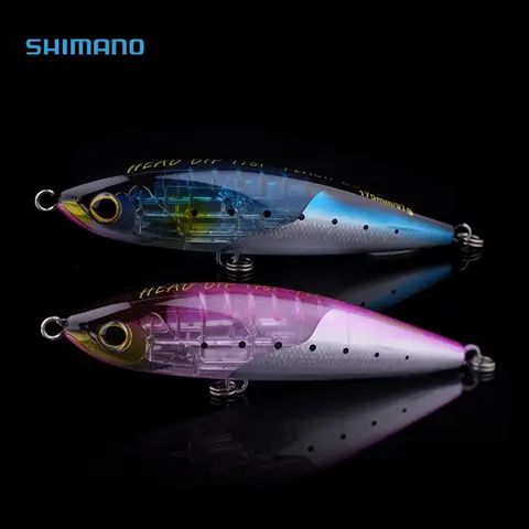 Original SHIMANO XU-T17TE Floating Pencil Lure 175mm 97g AR-C Gravity Shift Flash Boost Saltwater Sea Fishing Bait