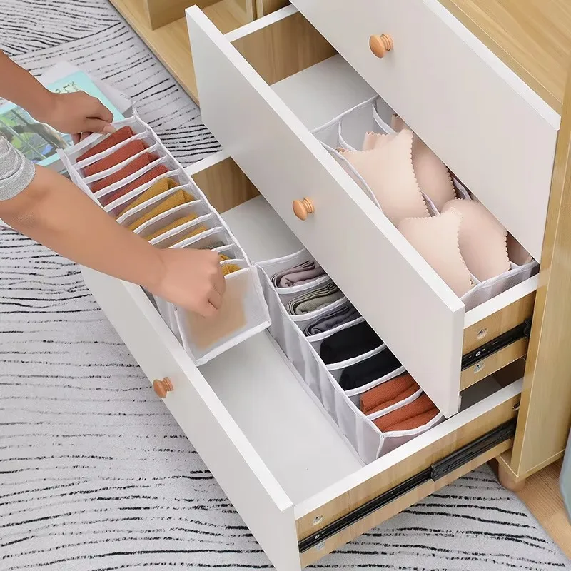 Closets Clothes Organizer Underwear Socks T-Shirt Storage Box Cabinet Organizer Drawers Pants Jeans Wardrobe Storage Organizers