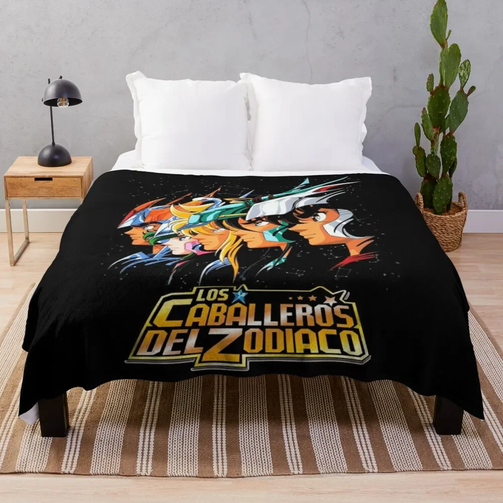 

LOS CABALLEROS DEL ZODIACOPoster Throw Blanket Picnic Sofa Quilt Moving Blankets