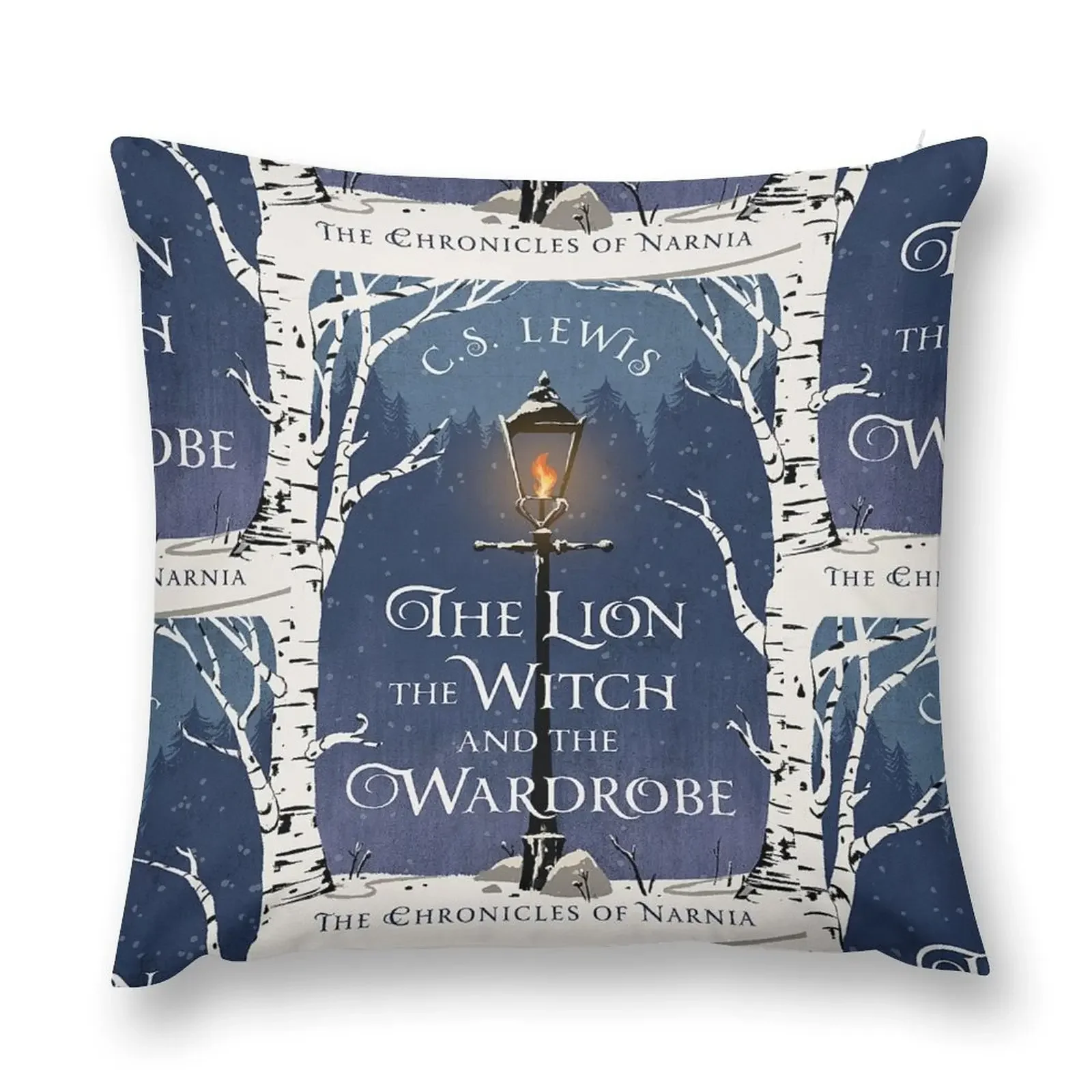 The Lion the Witch and the Wardrobe Lampost Throw Pillow Marble Cushion Cover Sofa Cushions Christmas Pillowcase pillow