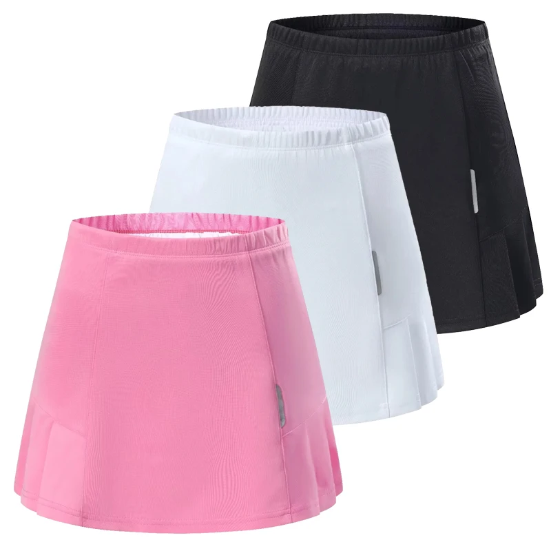 shorts ladies running skirts uk Skorts for Women UK Summer Elastic Waist Tennis Skort Golf Skirt