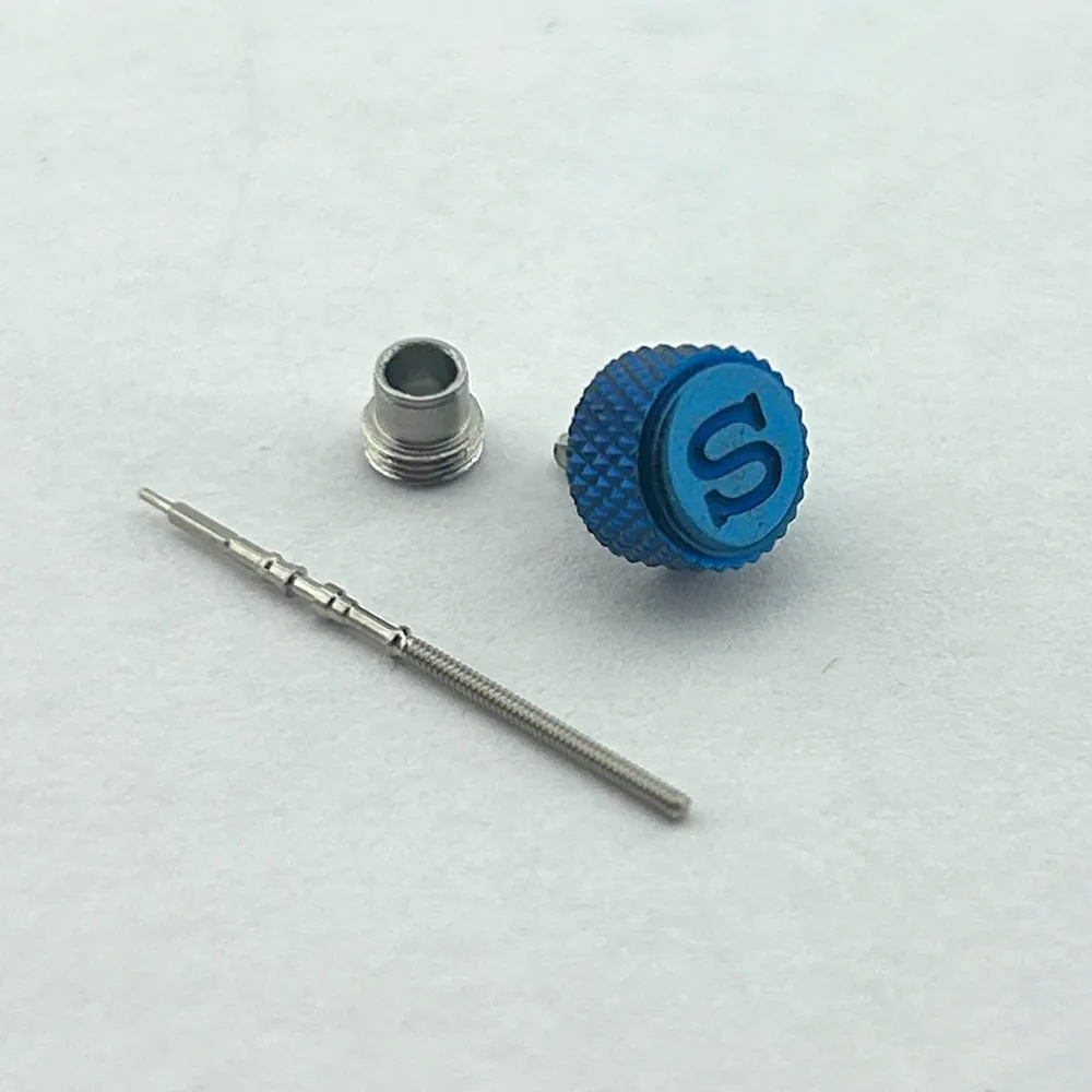 Einschraubbares GMT-Tauchergehäuse, silberne Krone, Ersatz-Uhrenkrone, keine „S“-Gravur und mit eingraviertem „S“, passend für NH34 NH35 NH36 Uhrwerke. – Detail 35