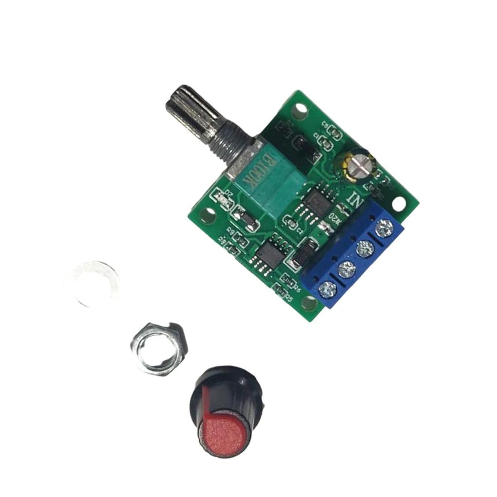 DC 1.8V 3V 5V 6V 12V 2A Current Motor Speed Controller with Knob Backward Reversible Adjustable 1803BK Drive Module