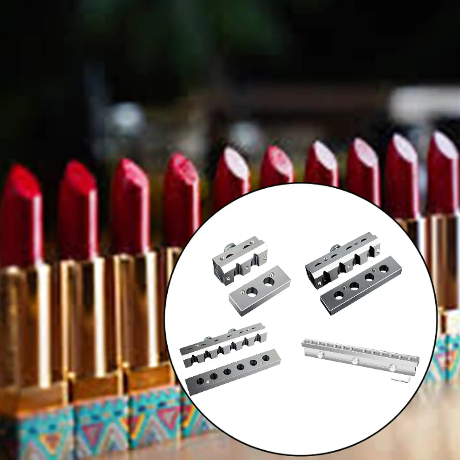 DIY Lippenstift-Herstellungswerkzeug, kosmetischer Lippenbalsam-Hersteller für Frauen im Schönheitssalon