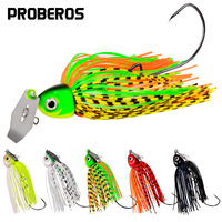 1pcs 12g/15g/20g Buzzbaits Wire Bait Spinnerbaits Rotating Sequins Pike Fishing Lures Saltwater Pesca Fishing Tackles