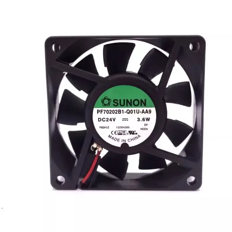 New Cooler Fan For SUNON PF70202B1-Q01U-AA9 DC24V 3.6W Cooling Fan 7020 7CM 70*70*20MM
