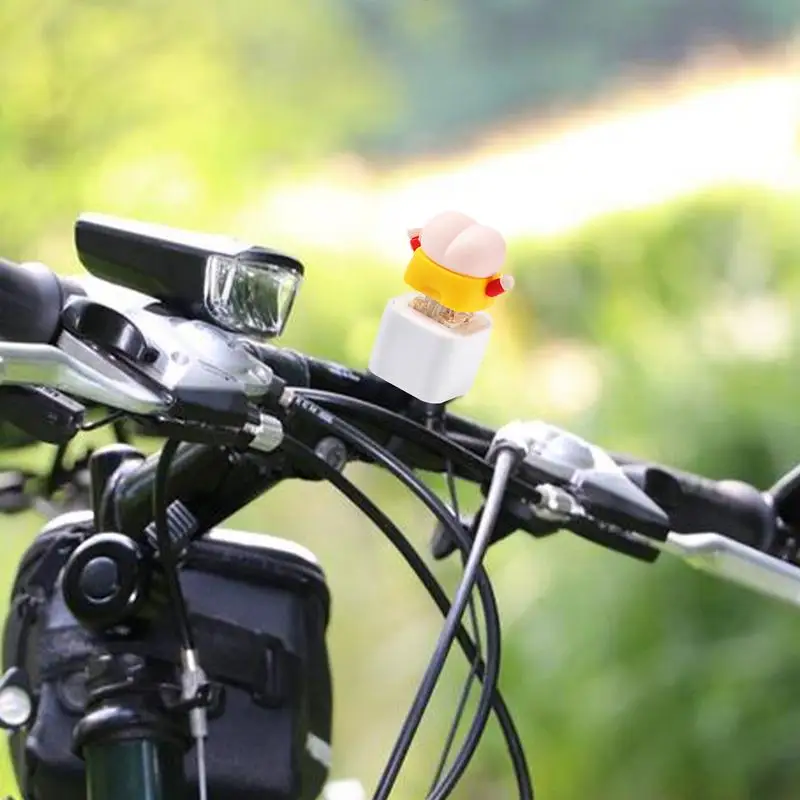 Bicycle Horn With Lights Chicken-Shaped Bicycle Horn Eye-Catching Appearance Bicycle Bell Horn For Balance Bikes Scooters