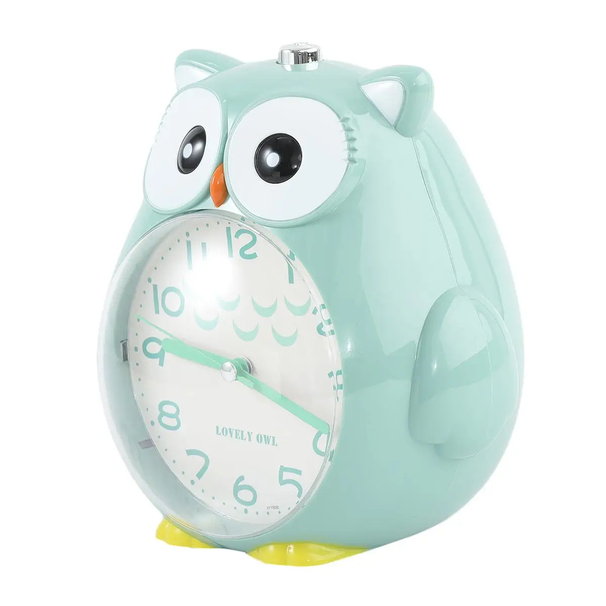 

Owl Alarm Clock Silent Kids Night Light Bedside Table Clock Cartoon Creative Design for Boys Girls Room Decor Mute Music