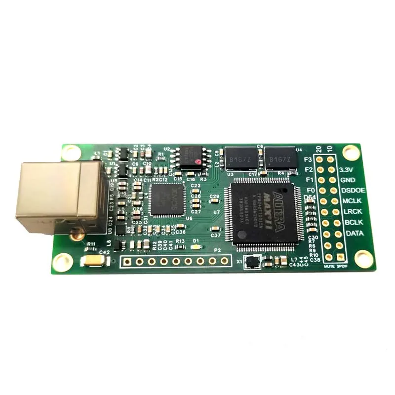 DLHiFi XMOS XU316 USB واجهة رقمية I2S IIS MQA متوافق مع Amanero DSD512 PCM768 لـ HiFi DAC AMP