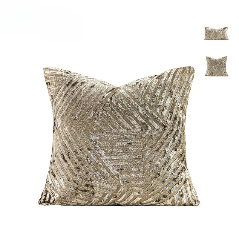 30X50/50X50CM ice floral velvet Throw Pillow Cover light luxury Stamping Waist Cushion Cover Decor Home Decorative Pillowcase