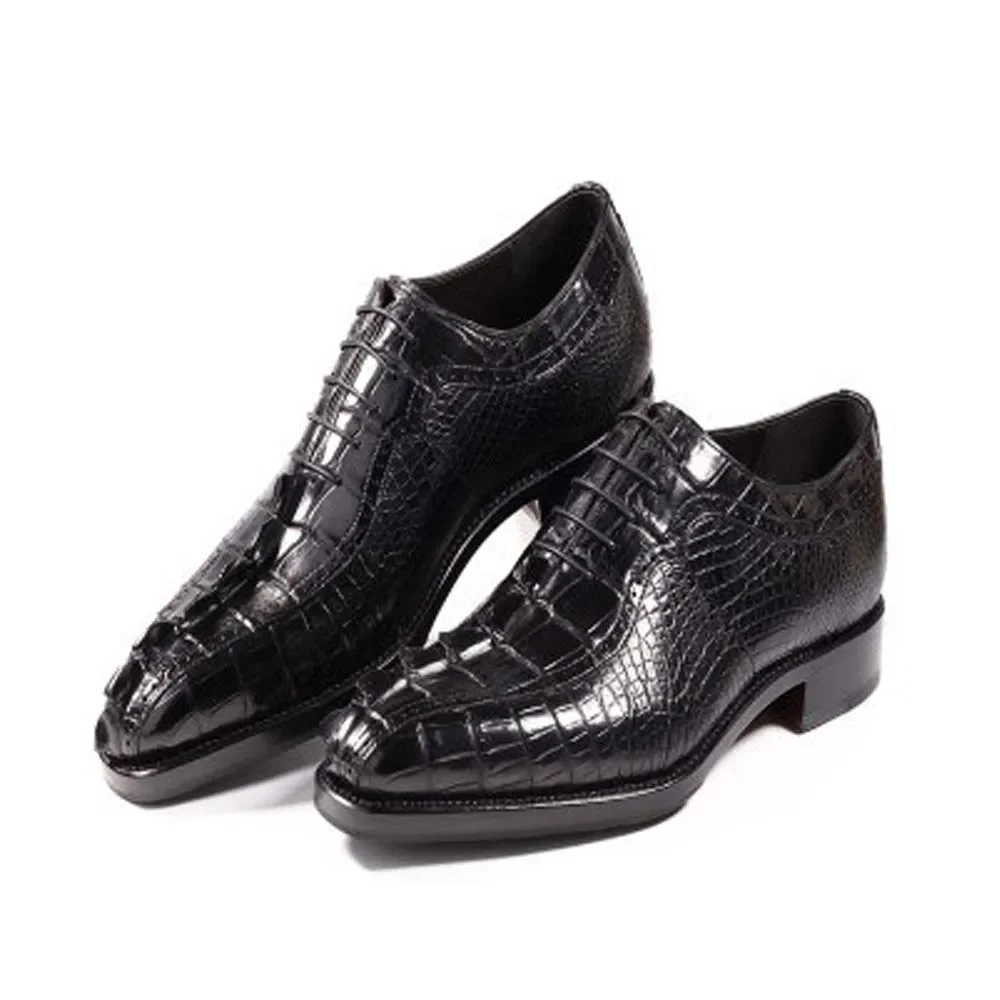 

gedili new crocodile male Leather shoes Men dress shoes foreign trade business men Leather shoes