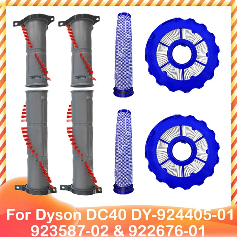 

Роликовая щетка DC40, детали фильтра для Dyson DC40, много напольных животных, фото/тонкий мяч животного 923587-02 & 922676-01