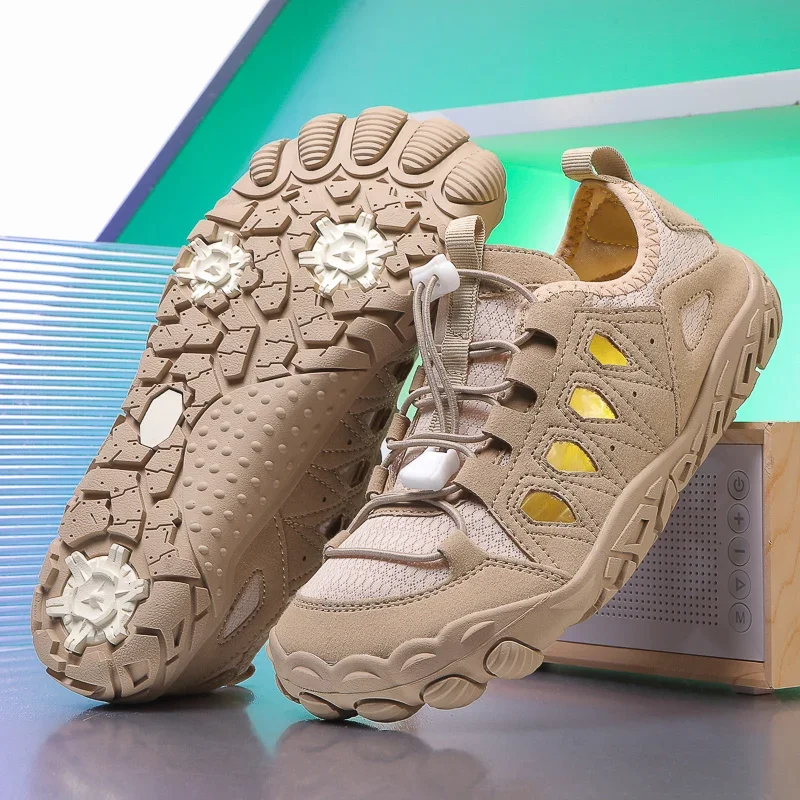 

Men Outdoor Sneakers Breathable Hiking Shoes Big Size Men Women Outdoor Hiking Sandals Men Trekking Trail Water Sandals 36-47
