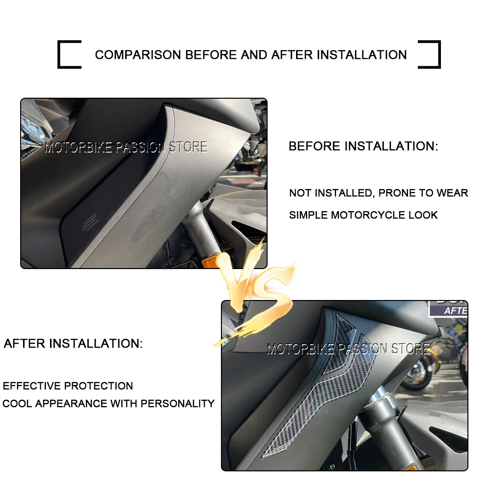 FOR ZONTES 350D 350 D 350d 2023 Motorcycle Body Anti Scratch Resistant Skid 3D Stickers Pattern Decorative Protective Sticker
