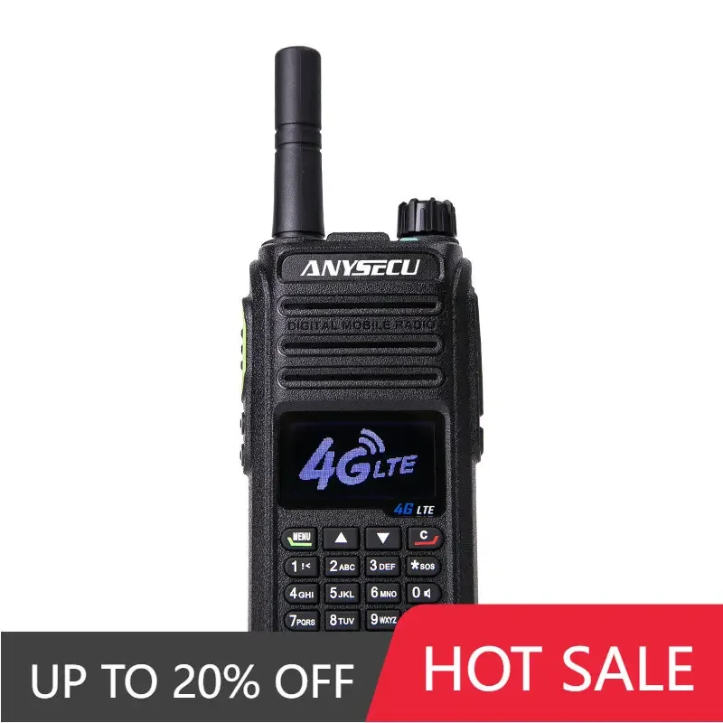 4G LTE Band Unlocked Long Range walkie talkie realptt Portable Radio HD560 Sim Card Push To Talk POC public Network IP radio