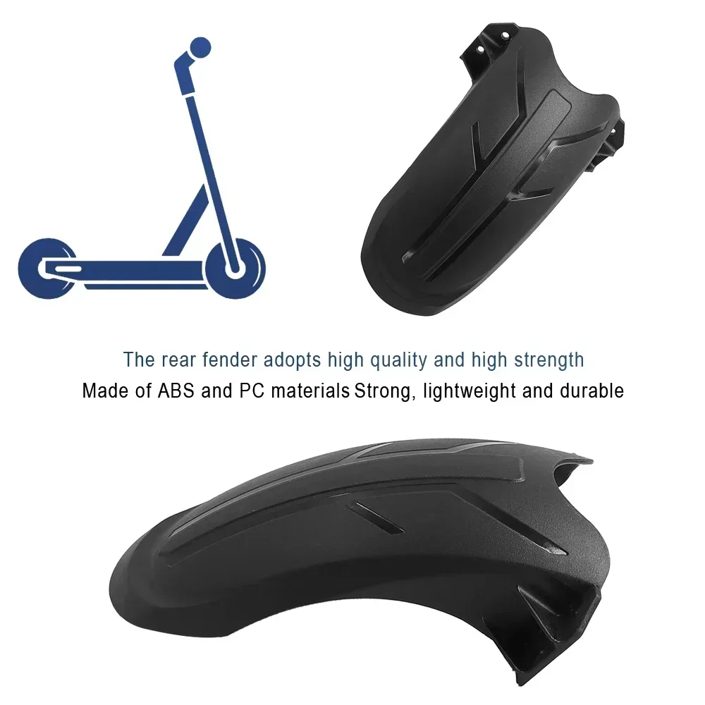 Elektrische Roller Vorne Hinten Kotflügel für KUGOO KuKirin G2 MAX Kickscooter Rücklicht Fuß Unterstützung Halterung Kotflügel Ersetzen Teile – Detail 3