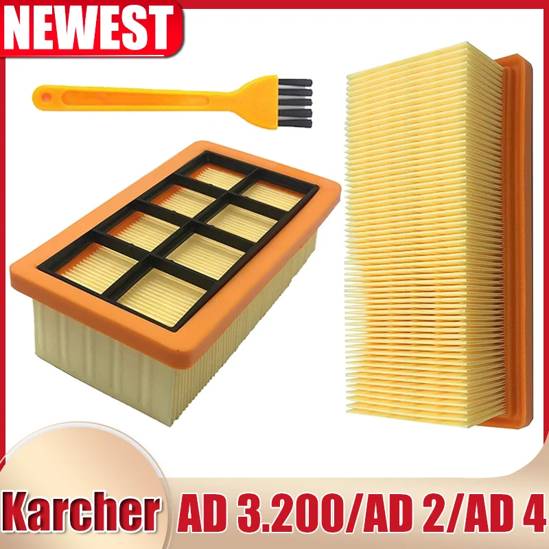 Filter for Kärcher AD2/AD2 Battery/AD3/AD3 Premium/AD4/AD4 Premium/AD3.200/AD3.000 Ash and Dry Vacuum Cleaner Replacement