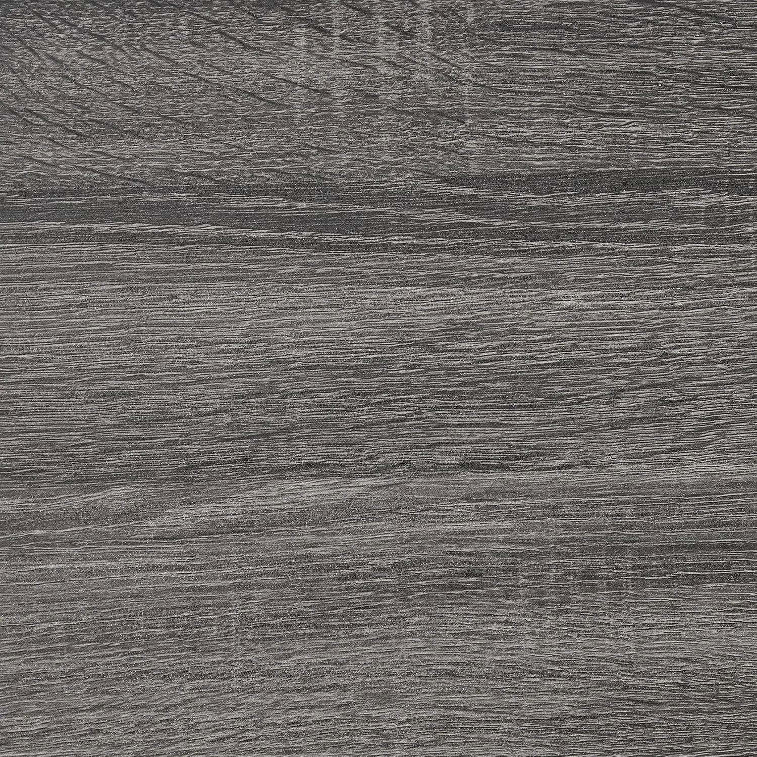 CKH meja kopi putar Mod Oval kecil, HITAM