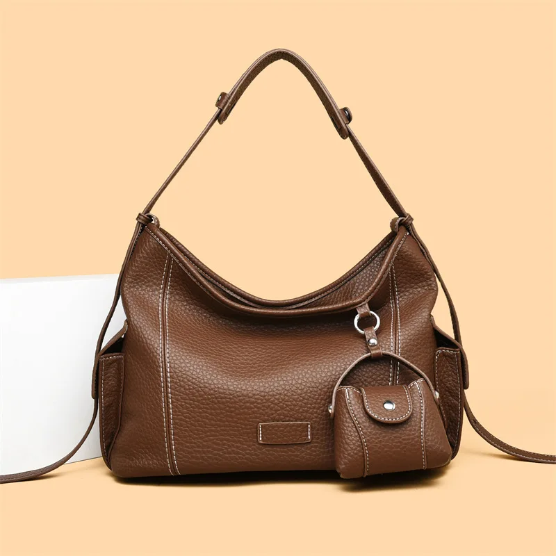 

Vintage Women Shoulder bag Brand ladies Handbags and purse Luxury big Totes PU Leather female messenger bag large capacity bolsa