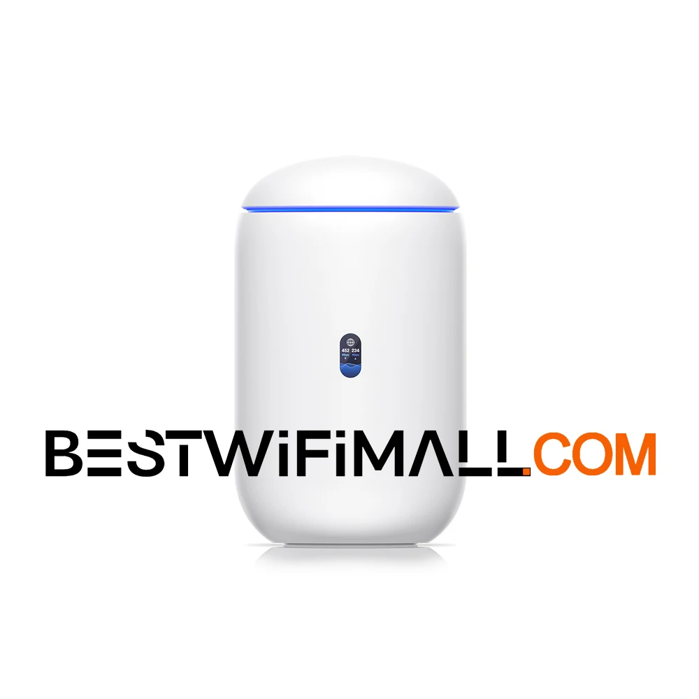 UBIQUITI UDR (40W) Dream Router Desktop UniFi Cloud Gateway with Integrated WiFi 6 and PoE Switching, WAN Port Speed 700 Mbps