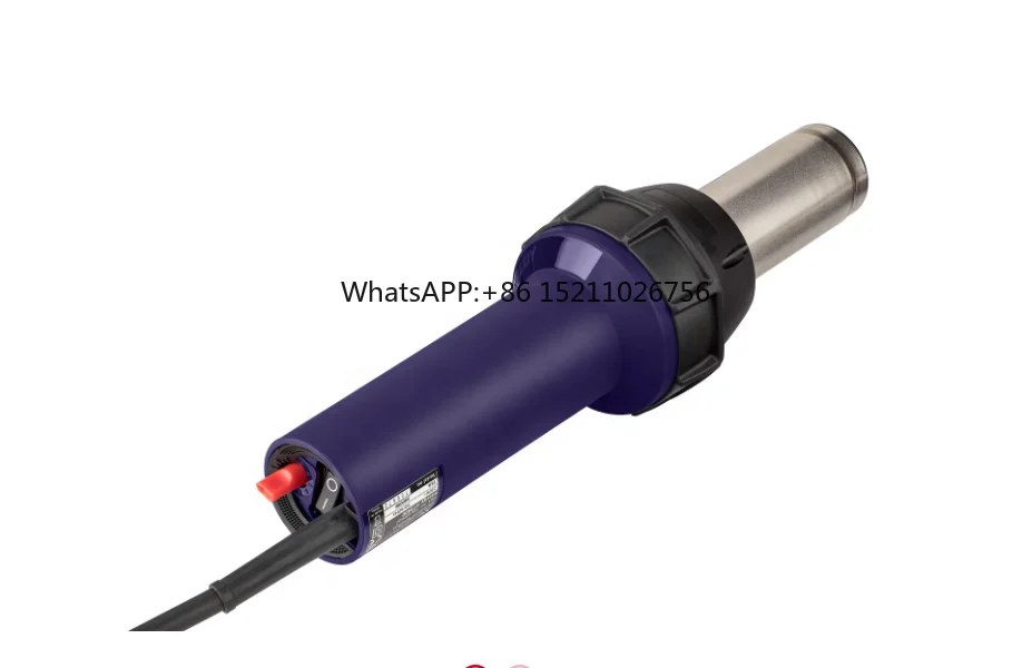 Powerful Weldy heat gun with 3400 W heating power for various plastic shrinking applications Suitable for industrial use