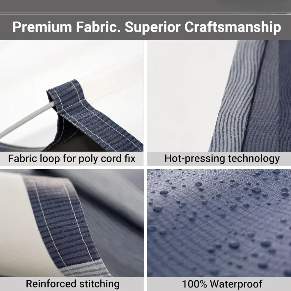 Manuelle Wohnmobil-Markise, komplettes Set, einziehbare Wohnmobil-Markise für Wohnmobile oder Anhänger, Wohnmobil-Rolle, für Wohnmobile oder 5. Rad, Ausgangsmarkise