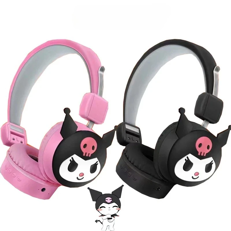 

Hello Kitty Earphones Earbuds Kuromi Sport Headset Noise Cancelling Monitors Wireless Bluetooth Headphones Children New Player