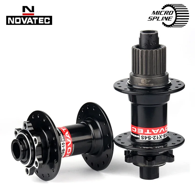 Novatec Bicycle Hubs Micro Spline MTB Hub 12 Speed 32 Holes Cube Axle Boost 12*148mm Bicycle Freehub 32h Hubs Bike Accessories