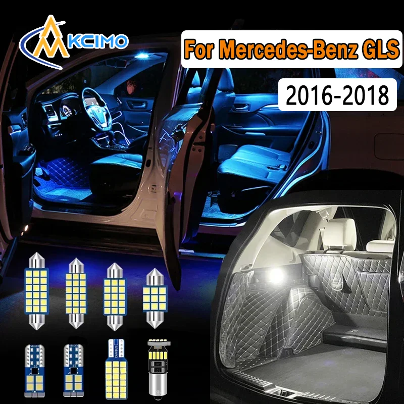

High Brightness Energy-Saving Canbus LED Interior Light for Mercedes-Benz GLS Class X166 GLS320 GLS350 GLS400 GLS450 2016-2018