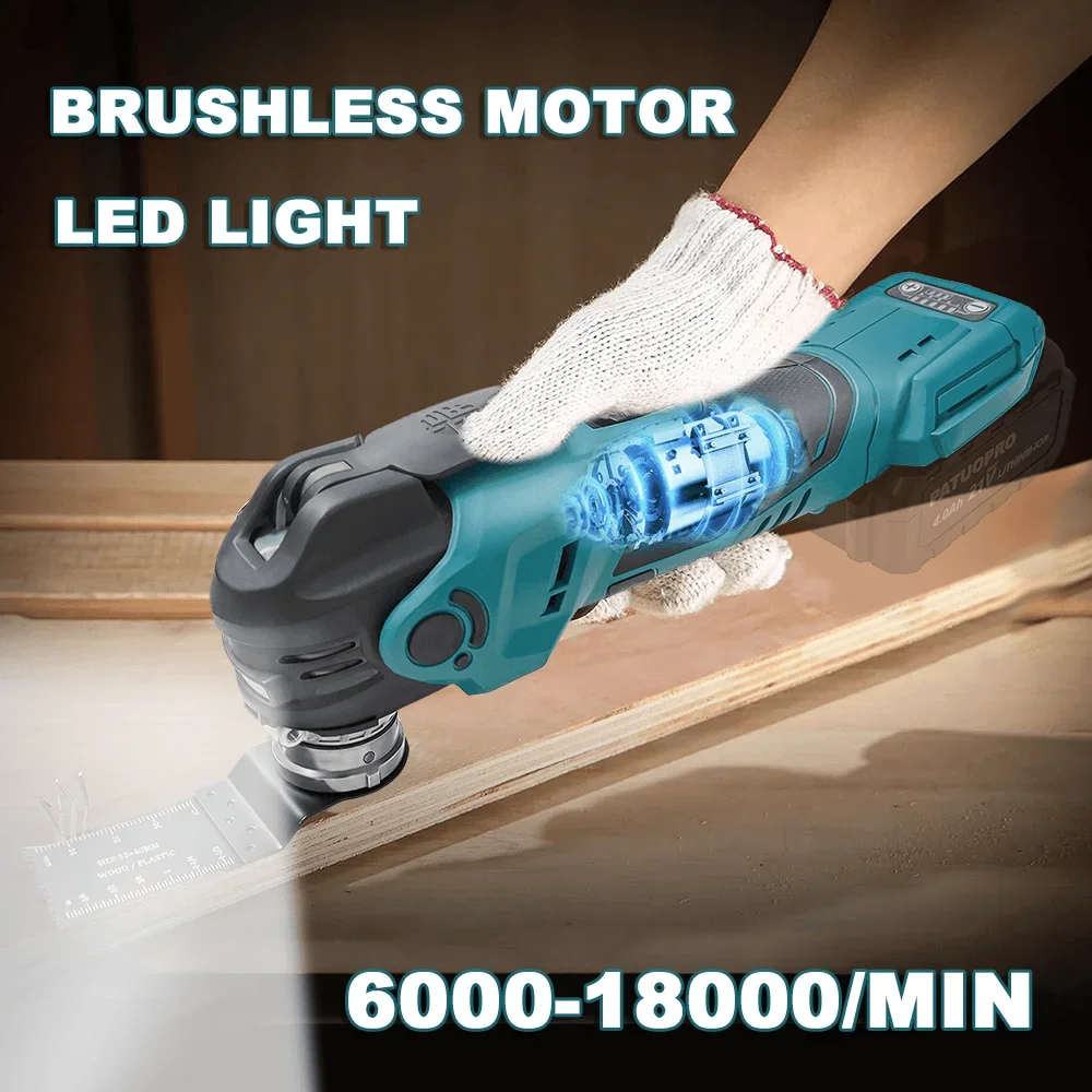 

Makita Electric Saw With Trimmer/Shovel/Cutting Woodworking Tool Brushless Oscillating Multi function tool