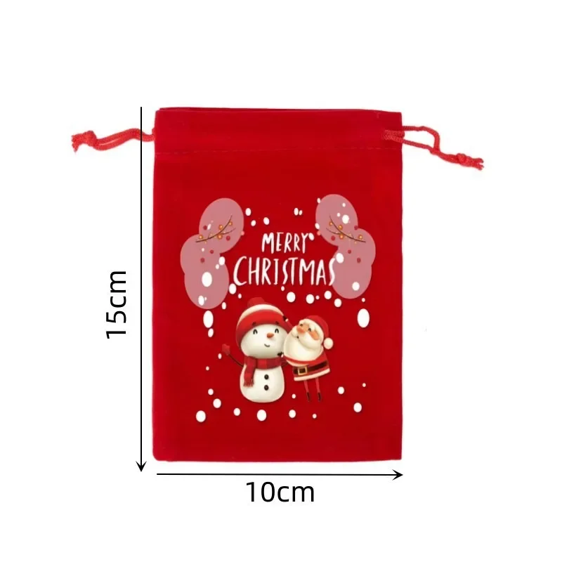 عيد الميلاد مضحك شنطة هدايا الكرتون سانتا كلوز ثلج الأيائل عيد الميلاد كيس الحلوى نويل عيد ميلاد سعيد زينة 2025 سنة جديدة سعيدة 2026