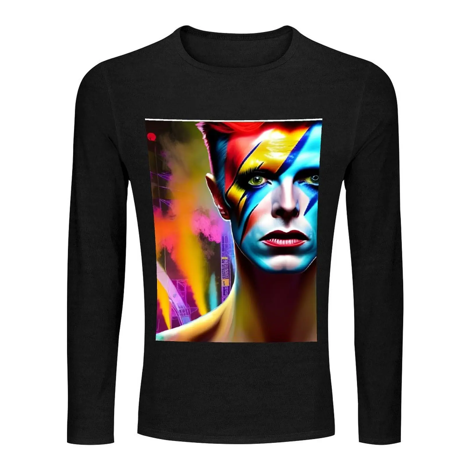 Ziggy Stardust Long T-Shirt graphics t shirt sweat shirt shirts graphic tees plain t-shirt T-shirts for men cotton