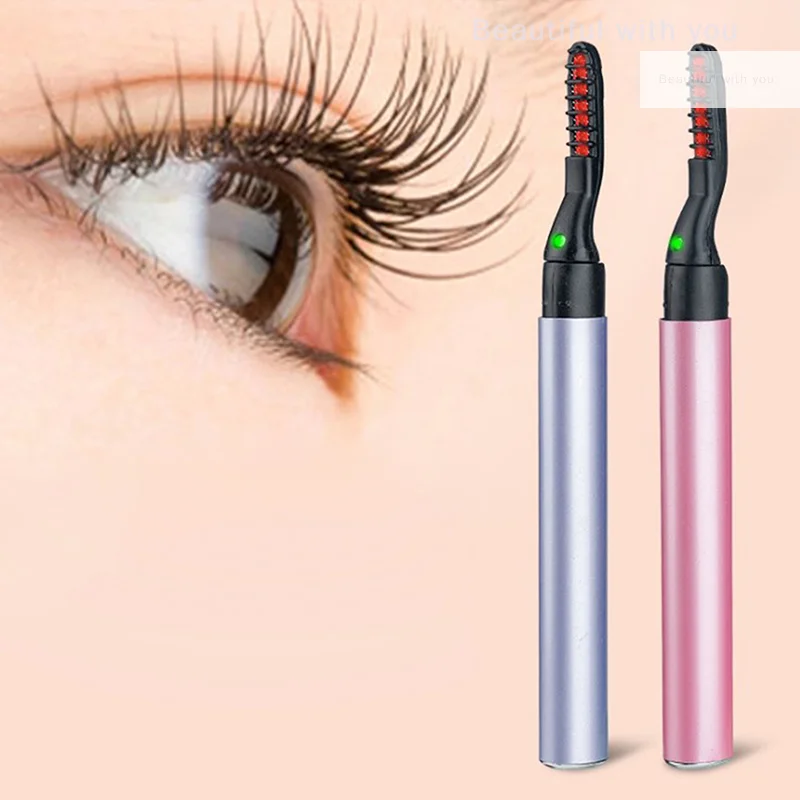 

Electric Heated Eyelash Curler Rechargeable Eyelashes Curler Quick Heating Natural Curling Long Lasting Portable Eyes ​Makeup