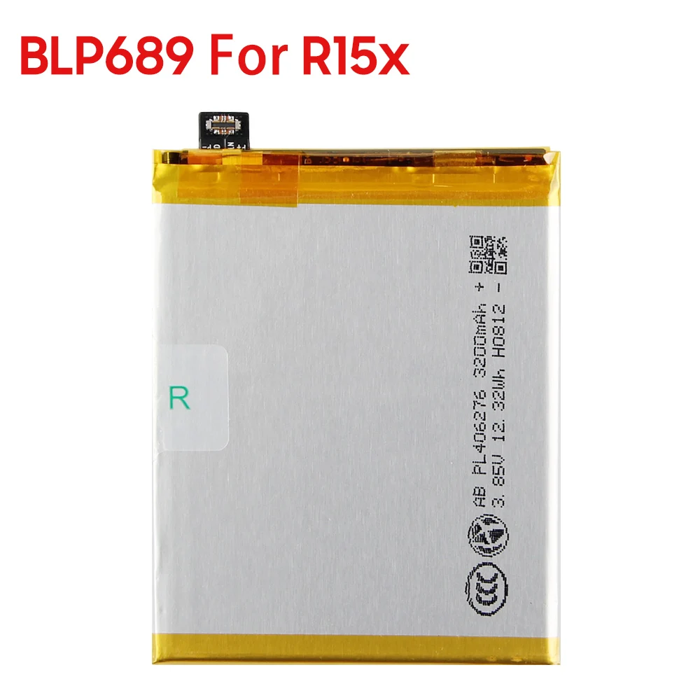 الإنتاج في 2024 بطارية الهاتف BLP659 BLP689 لـ OPPO R15 Pro R15X بطارية بديلة بطاريات عالية الجودة مع أدوات
