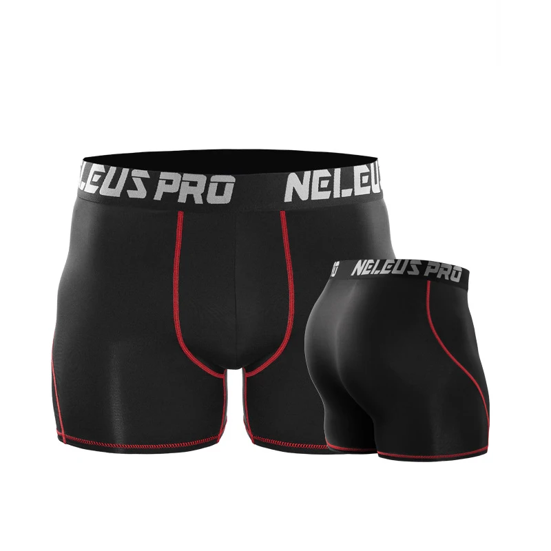 Men's Sports Fitness Shorts Gym Training Quick-Drying Compression Leggings Cycling Shorts Basketball Running Short Workout Tight