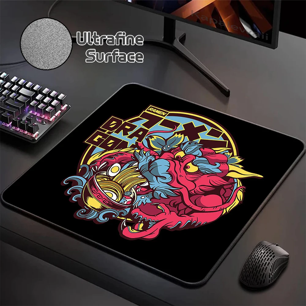 Ultrafine Surface Mouse Pad 400X450MM Gamer Mousepad Locking Edge Mouse Mat Rubber Table Pads Japanese Style Keyboard Mats