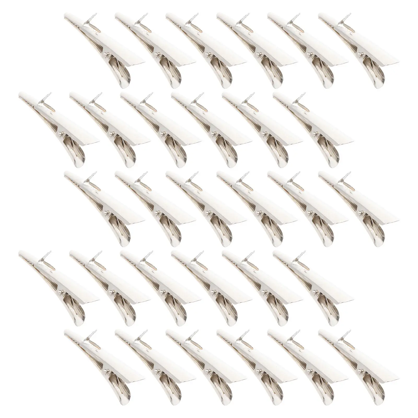 

150Pcs Small Metal Clips Iron Crocodile Clamps for Hair Styling Sectioning DIY Crafts Photo Holder Clamps Craft Accessories
