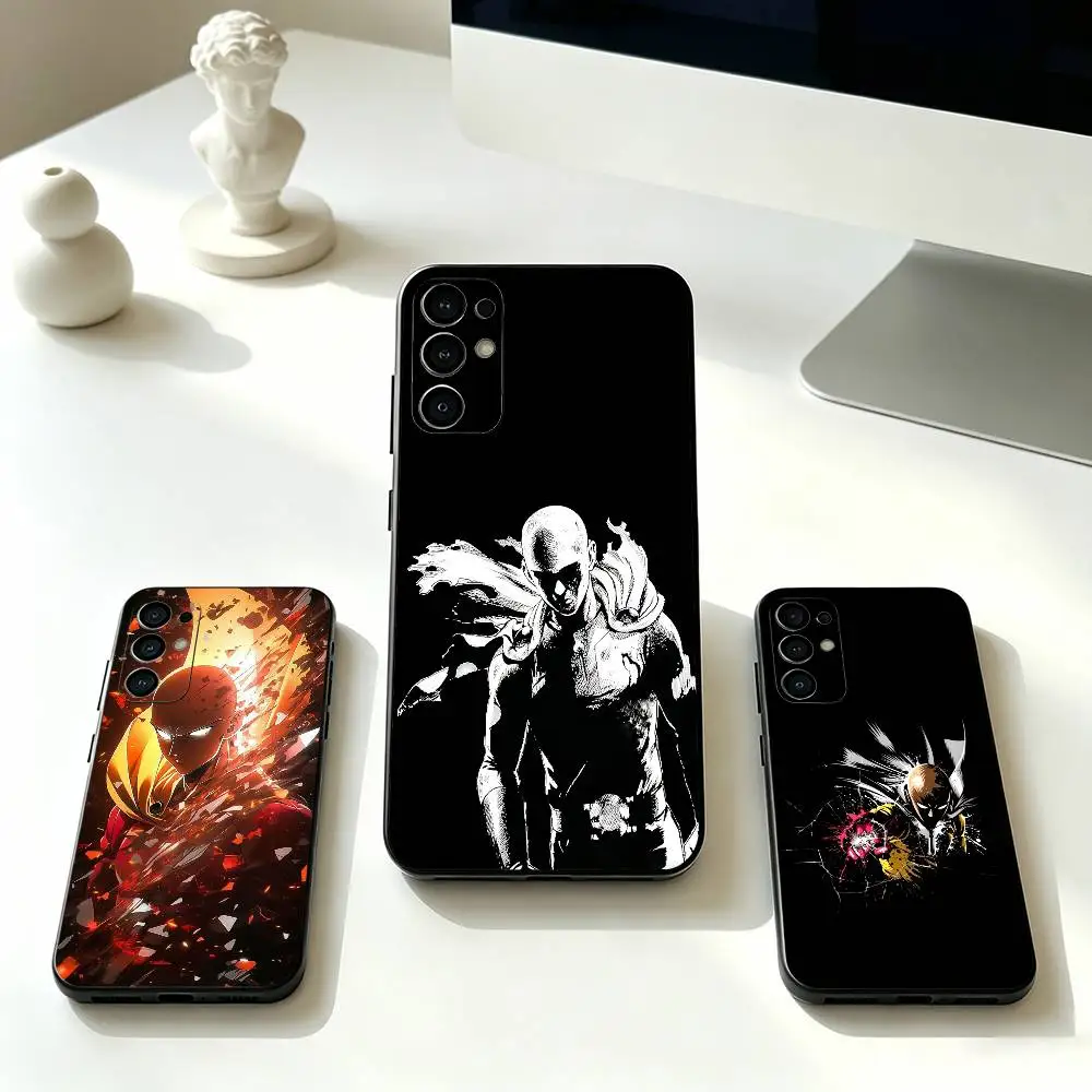 Anime O-One Punch Man  Phone Case For Samsung S25,S24,S21,S22,S23,S30,Ultra,S20,Plus,Fe,Soft Silicone Black Cover