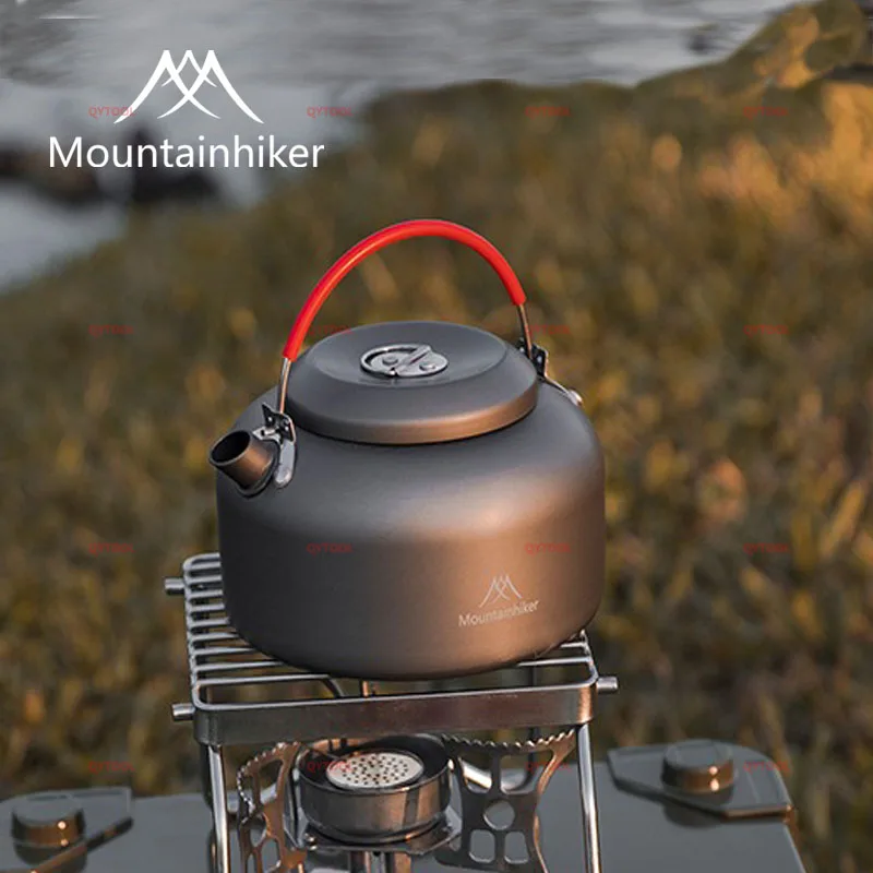 

Mountainhiker Outdoor Camping Water Kettle Aluminum Alloy 1.4L Coffee Pot Portable Mug Cup Tourist Supplies Ultralight Tableware