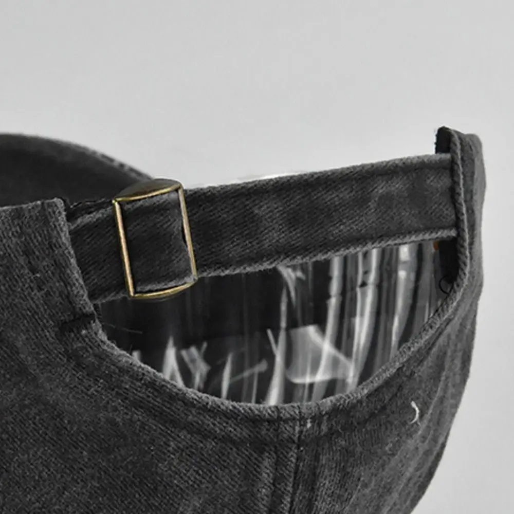 FLORIDA Embroidery Baseball Caps Gothic Street Punk Adjustable Distressed Faded Cap Hip-hop Washed Baseball Hats