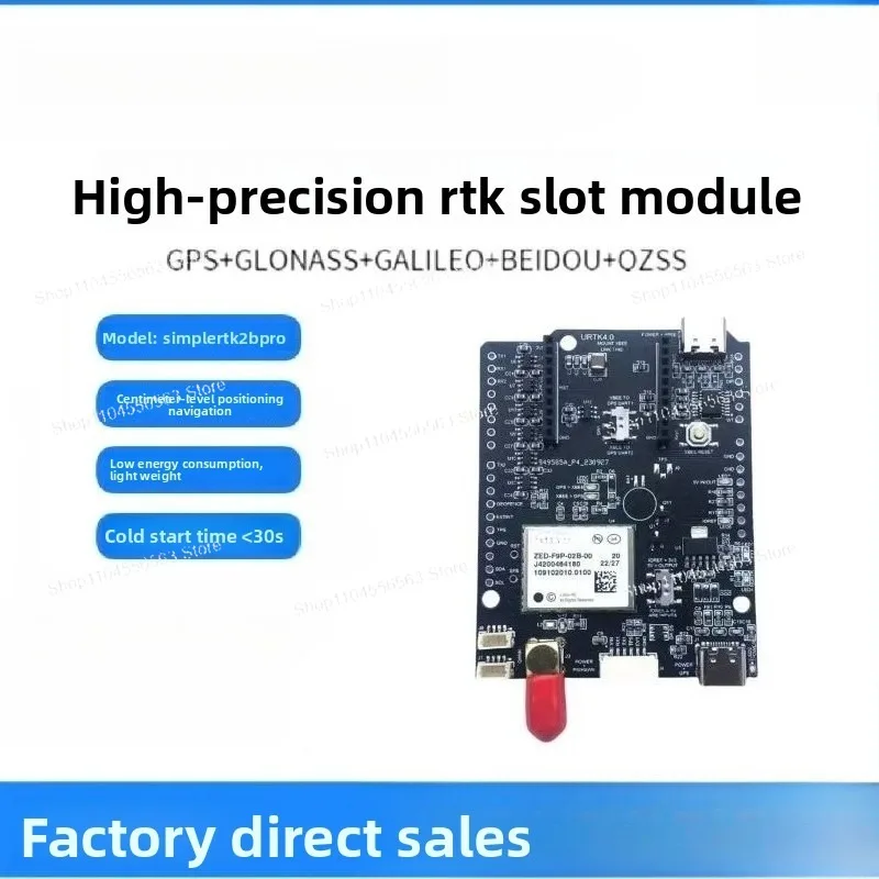 Simplertk2B Pro ZED-F9P High Precision Dual-Band Centimeter-Level RTK GNSS Board