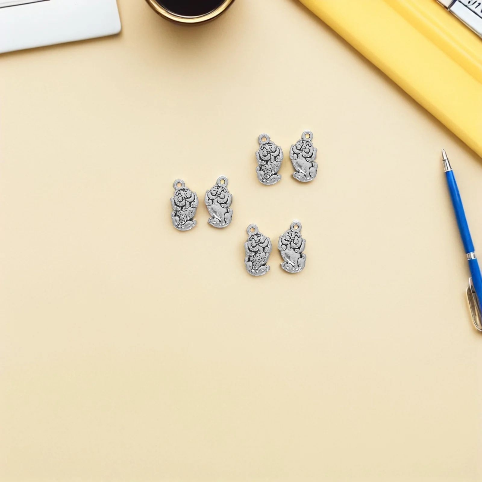 

Кулон Pixiu из сплава, китайский Шарм, браслет «сделай сам», подвески, ожерелья, фигурка Яо, счастливые украшения