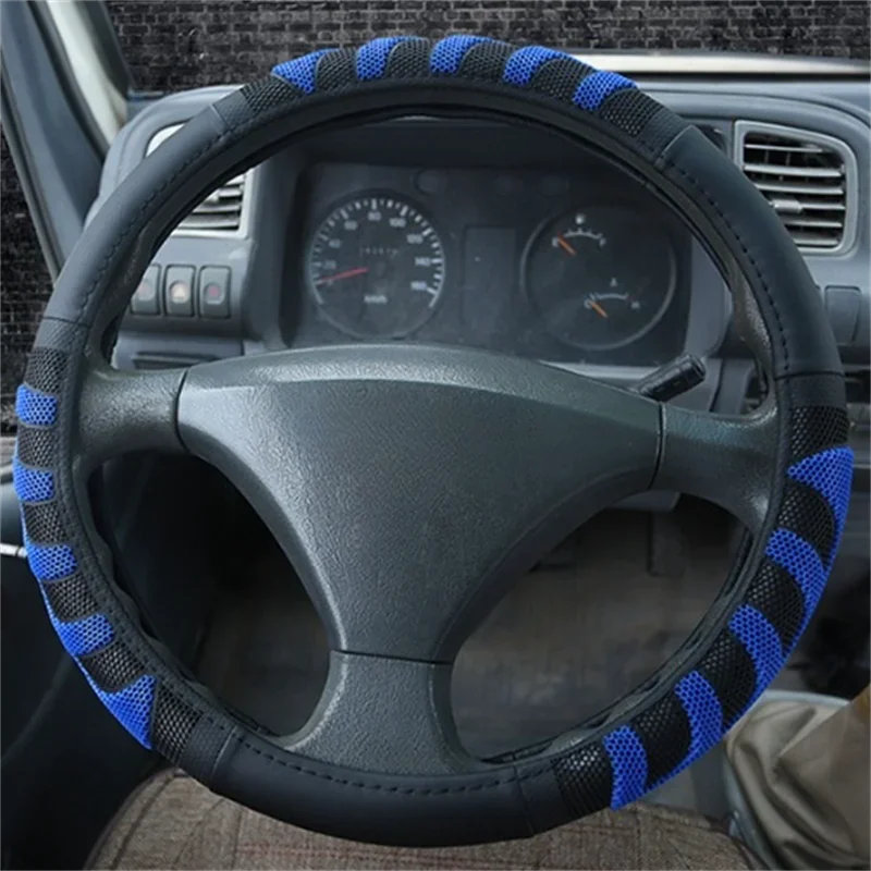 

Car Truck Steering Wheel Cover Diameter 40/42/45/47/50CM Non-slip Artificial Leather Rubber Car Interior Accessories Car Styling