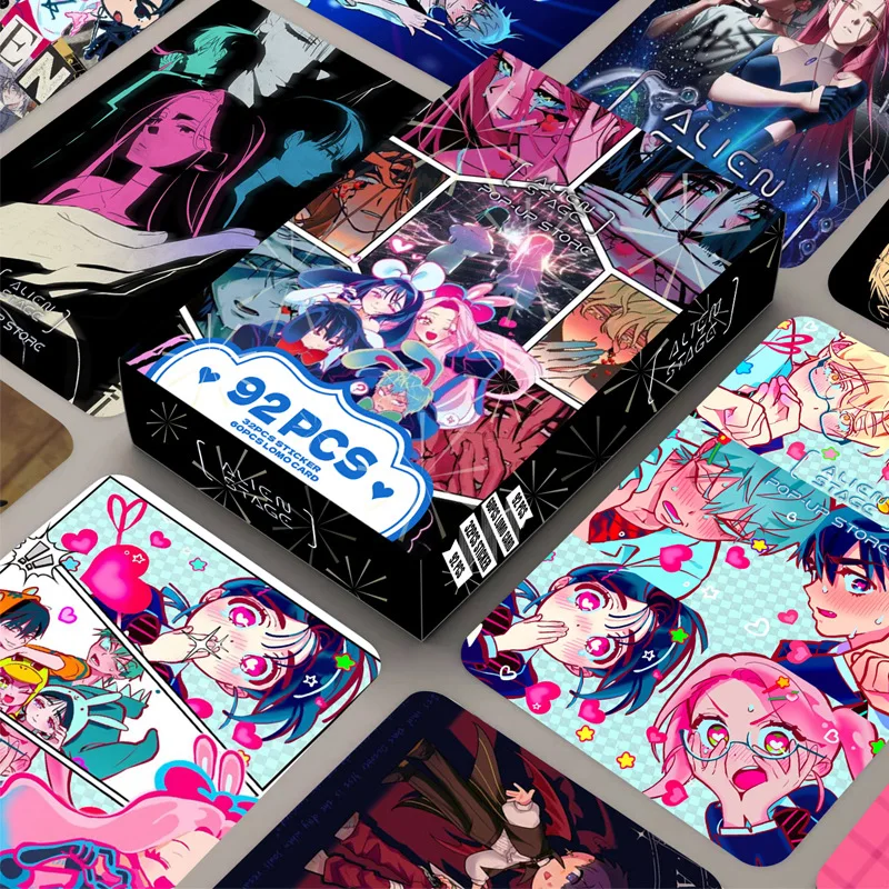 

The Latest 92PCS ALIENSTAGE Anime Photo Card, Alien Stage Mini Sticker, Self-printed LOMO Card For 2026