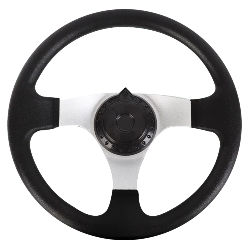 Universal 30cm/11.81inch ABS Aluminum Racing Style Steerig Wheel Drifting Steerig Wheel for Go Kart